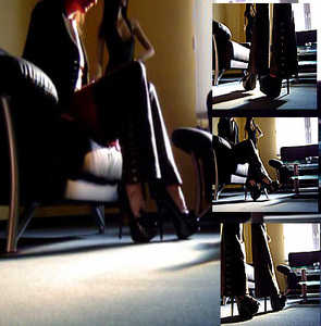 In The Show Room From Crazy-outfits Black Patent Leather Heels Mpg