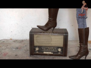 Old Historical Radio Crushed Under Merciless Boots 10 Part 22