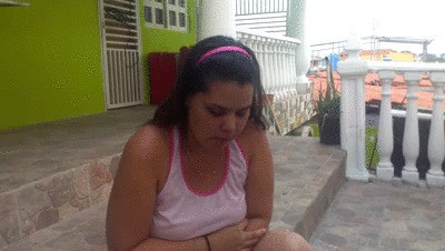 Venezuelian Girl Spits 31 Times As A Dare