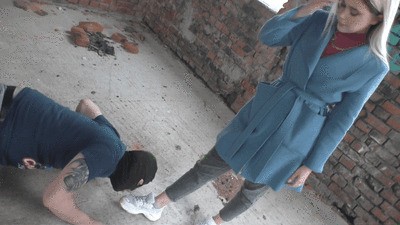 Nicole – Walk Through An Abandoned House – Humiliates Her Pathetic Loser Slave